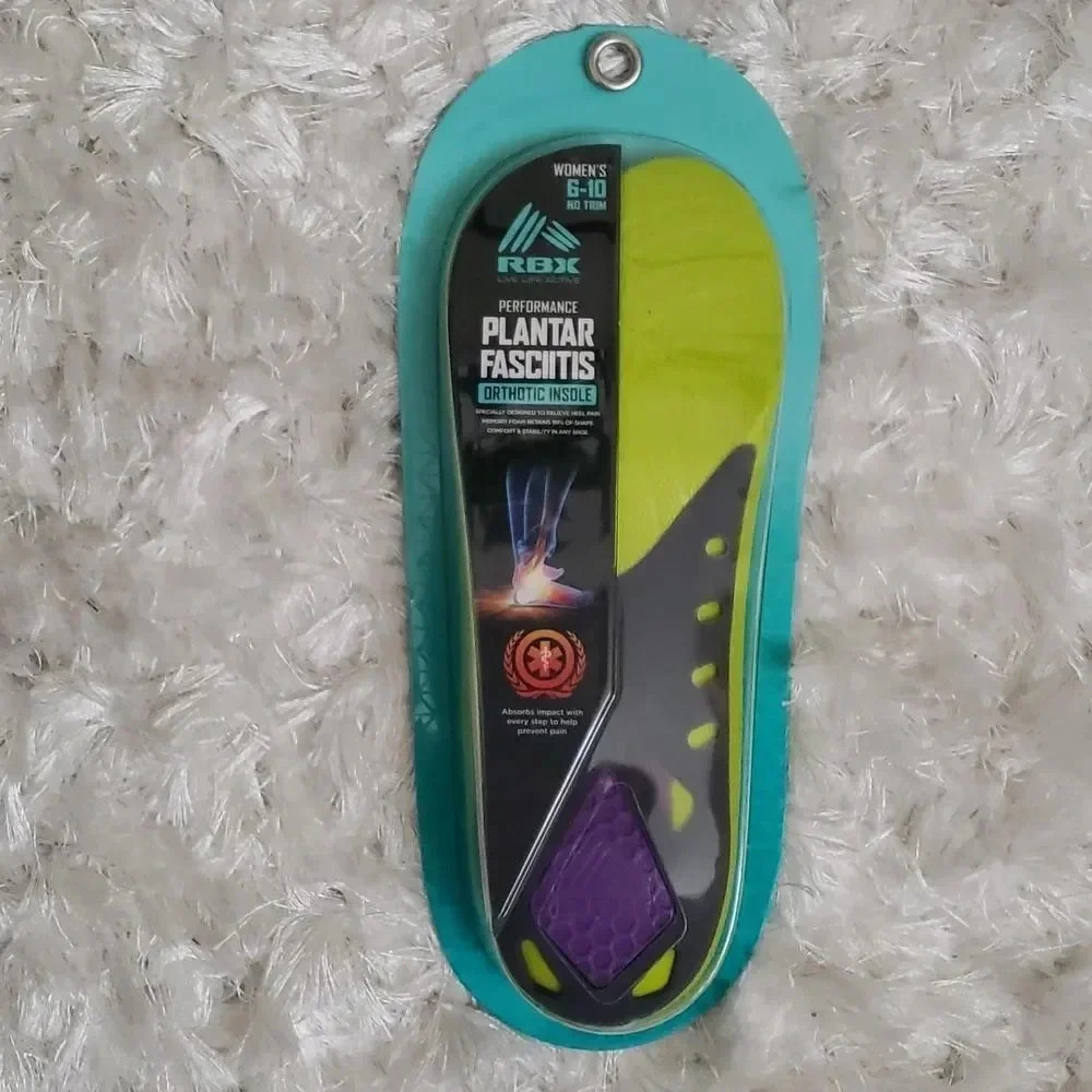 RBX Plantar Fisciitis Orthotic Insole Women's 6-10 Brand new
